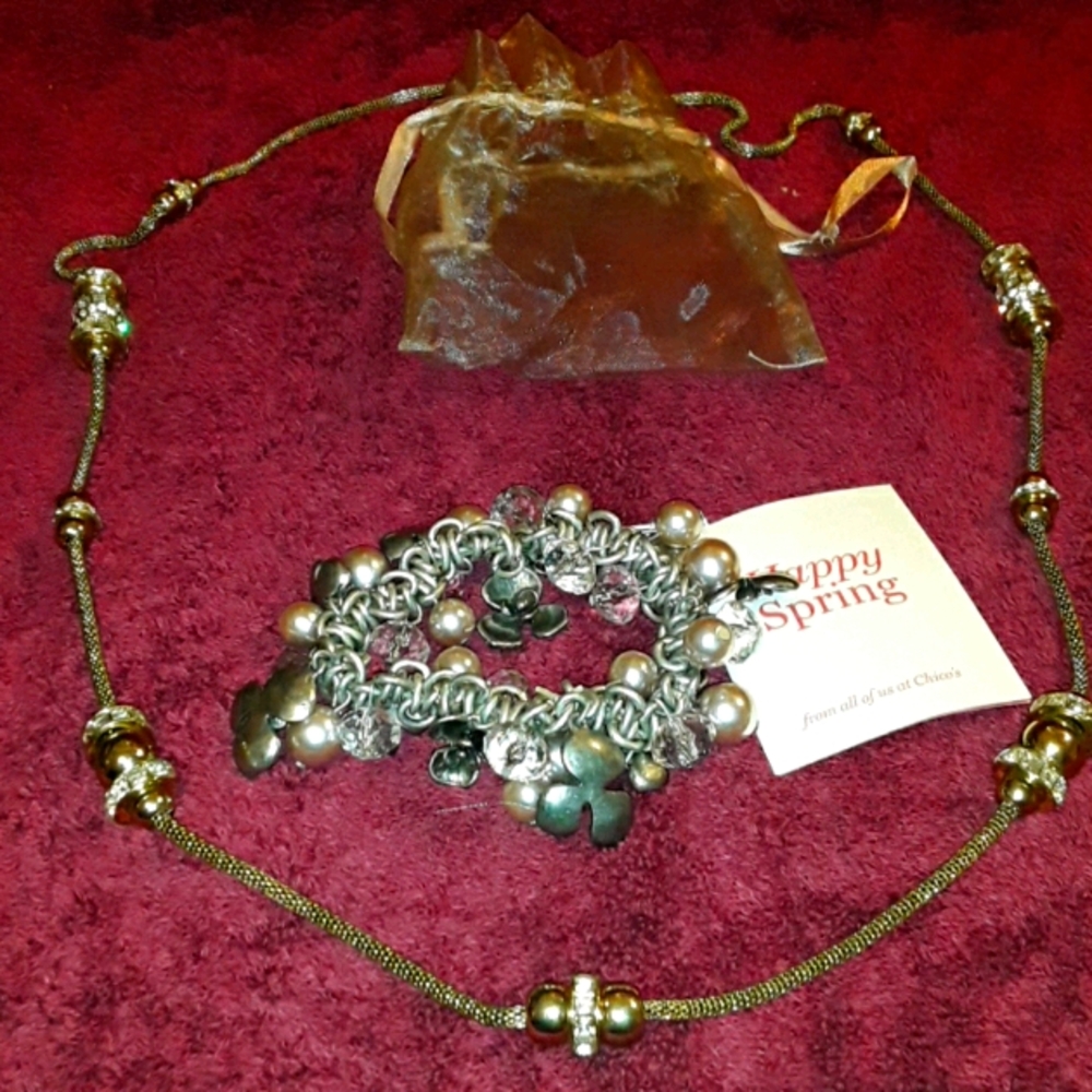 *2 For 12* Chico's Spring Necklace & Bracelet